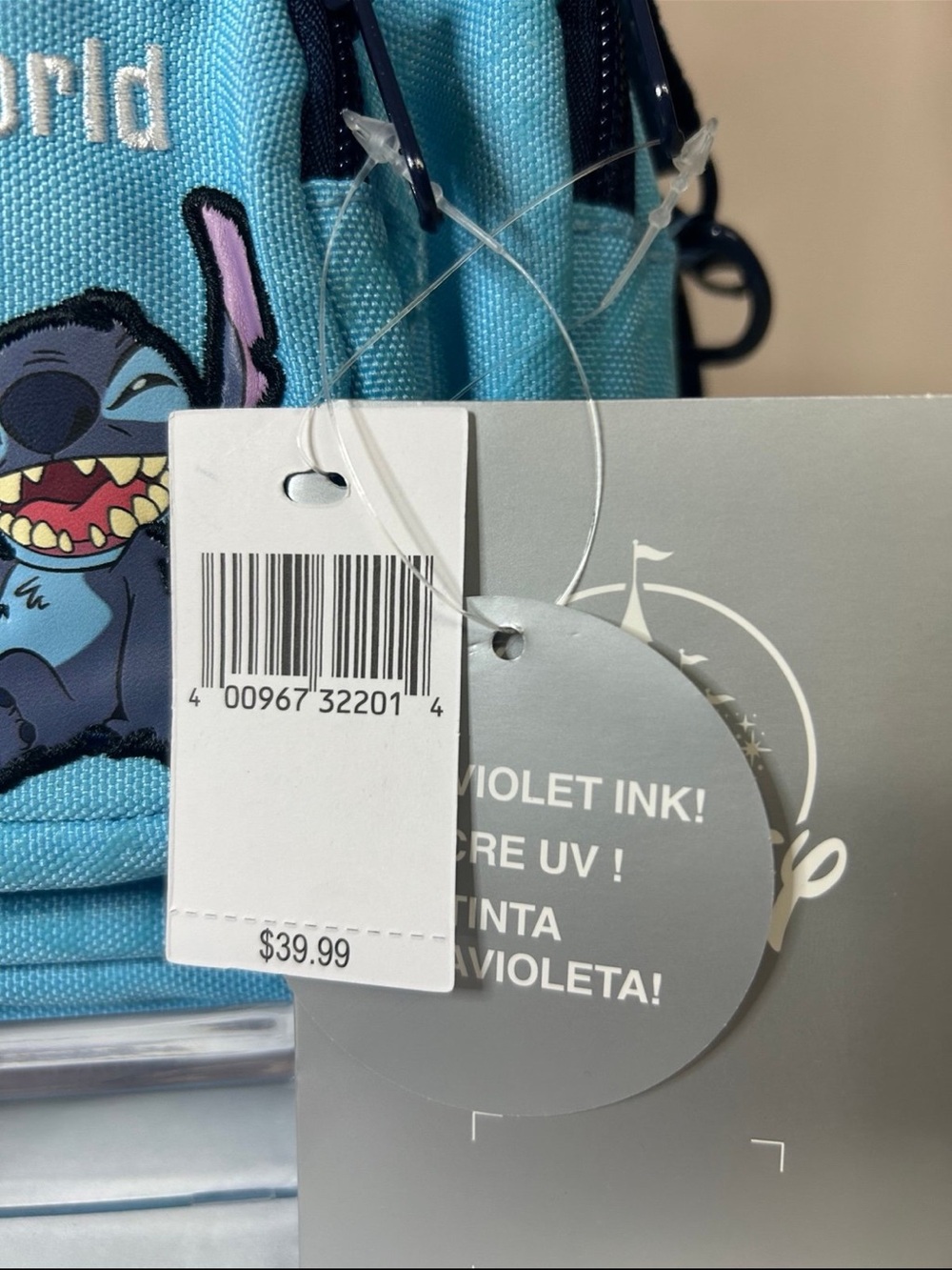 Disney Stitch Crossbody Bag with Matching Wallet & Charms - Picture 4 of 6